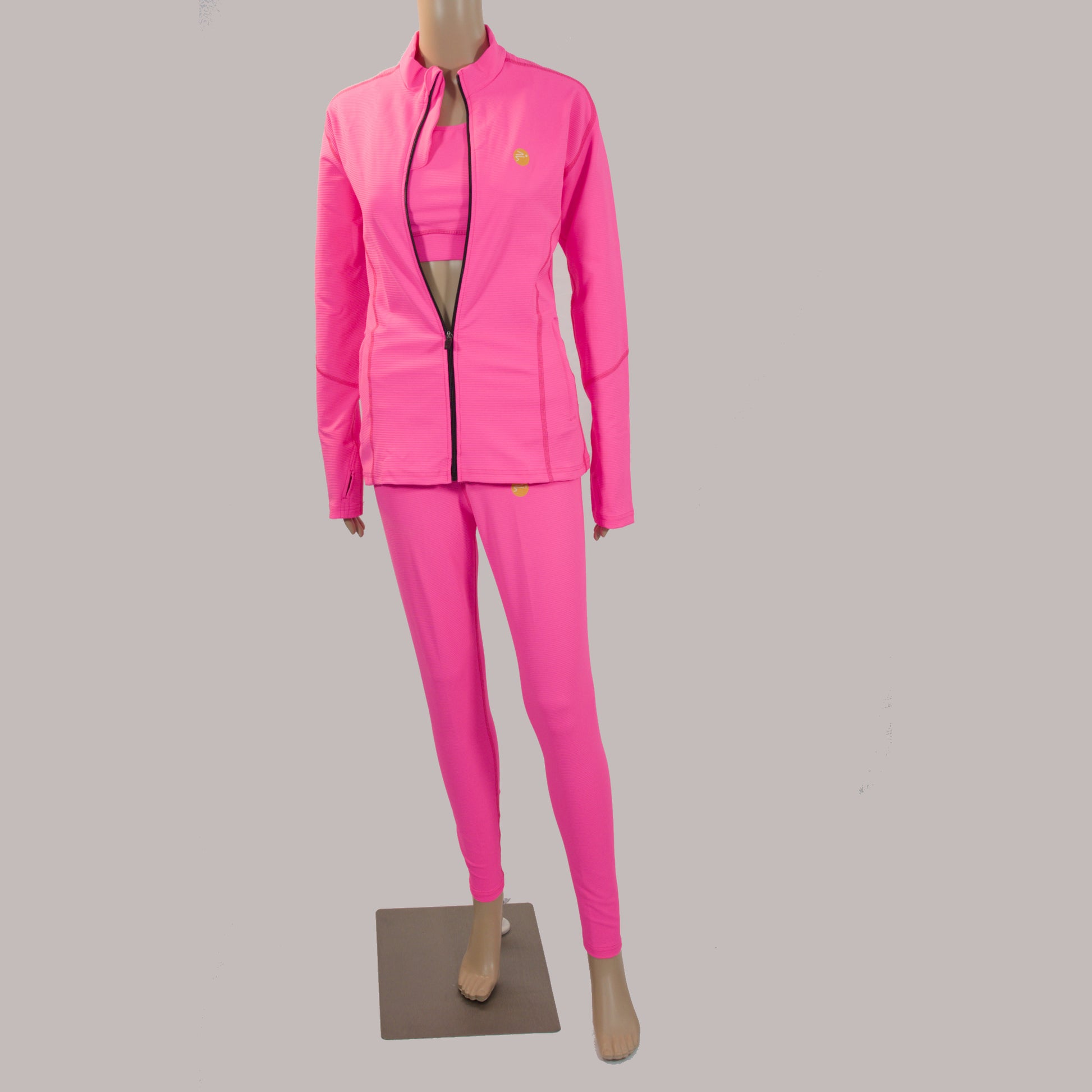 Ribbed pink
