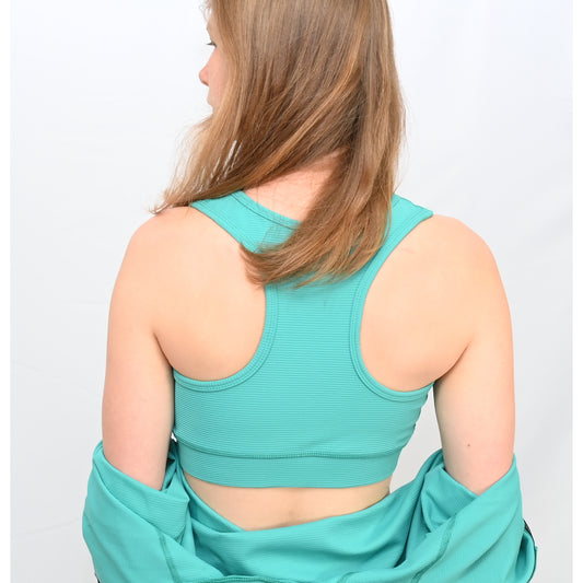 Ribbed set Teal